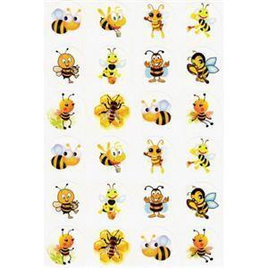 Happy Bees Stickers 1" (10 Sheets)