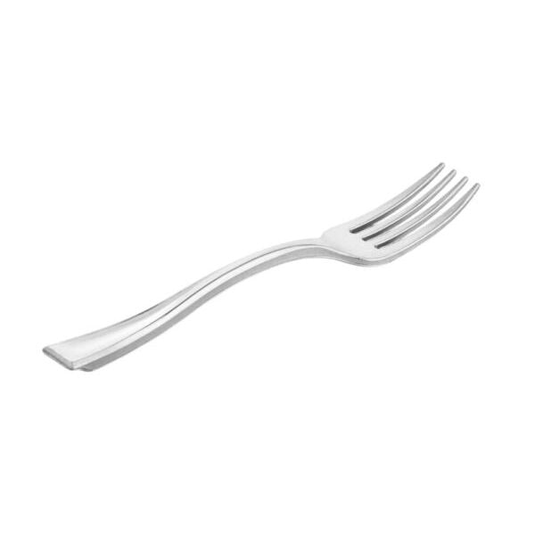 Mini Silver Forks 4" 50/pk