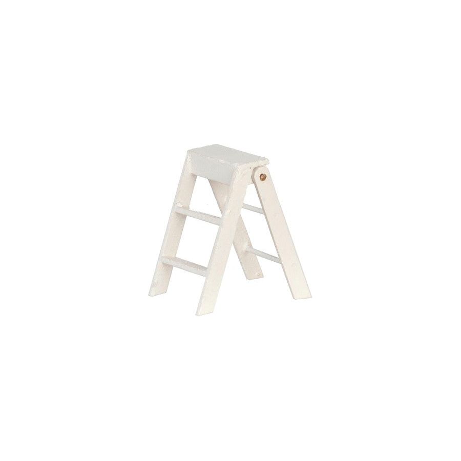 2" High stepladder white