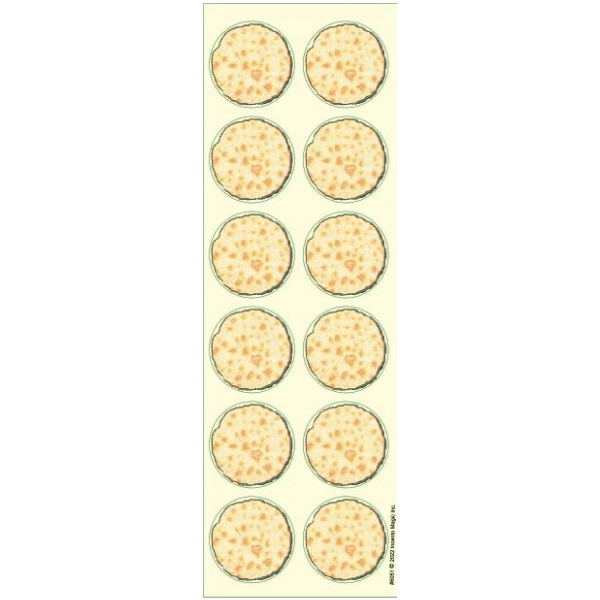 Matzah stickers (.75", 6 Sheets)