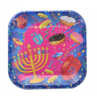 Chanuka Paper Plates 9" 10/pk