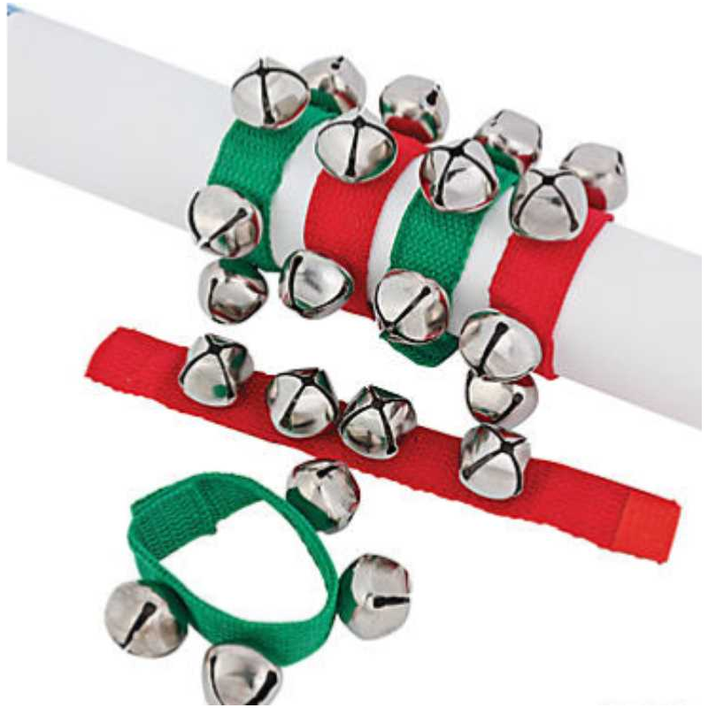 Metal Jingle Bell Bracelets 1pc