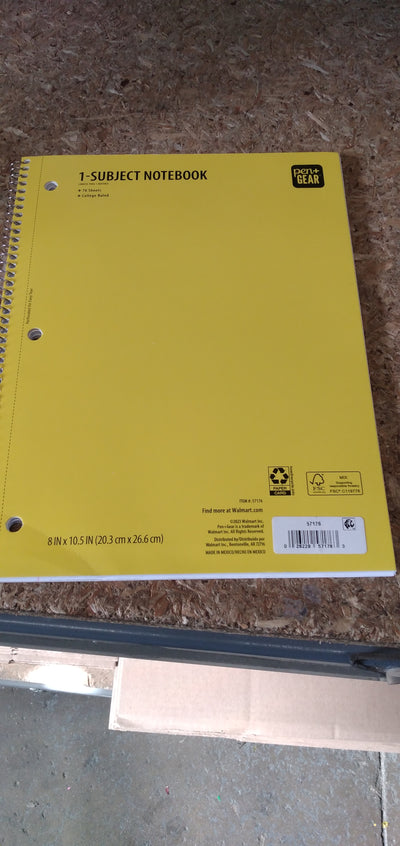 1 Subject Spiral 70 Sheets College Ruled