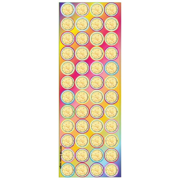 Matzoh Circle Stickers (small) 1.35cm 25 Sheets/pk