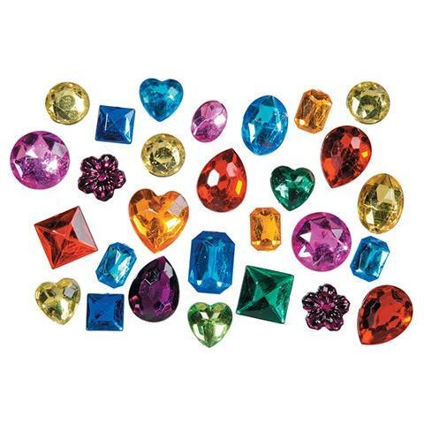 Rhinestones Assorted Color And Shapes 1lb