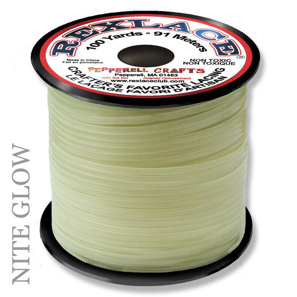 Lanyard Rexlace Plastic 100 yards  (Kelly Green)