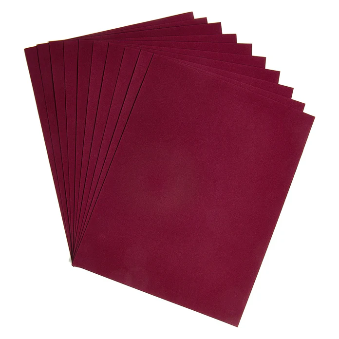 Velour Poster Board 20x27" 1 Sheet (Burgundy)