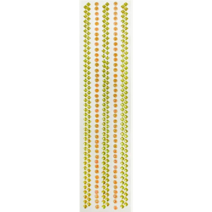 Adhesive Rhinestone Yellow Diamond