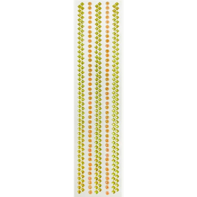 Adhesive Rhinestone Yellow Diamond