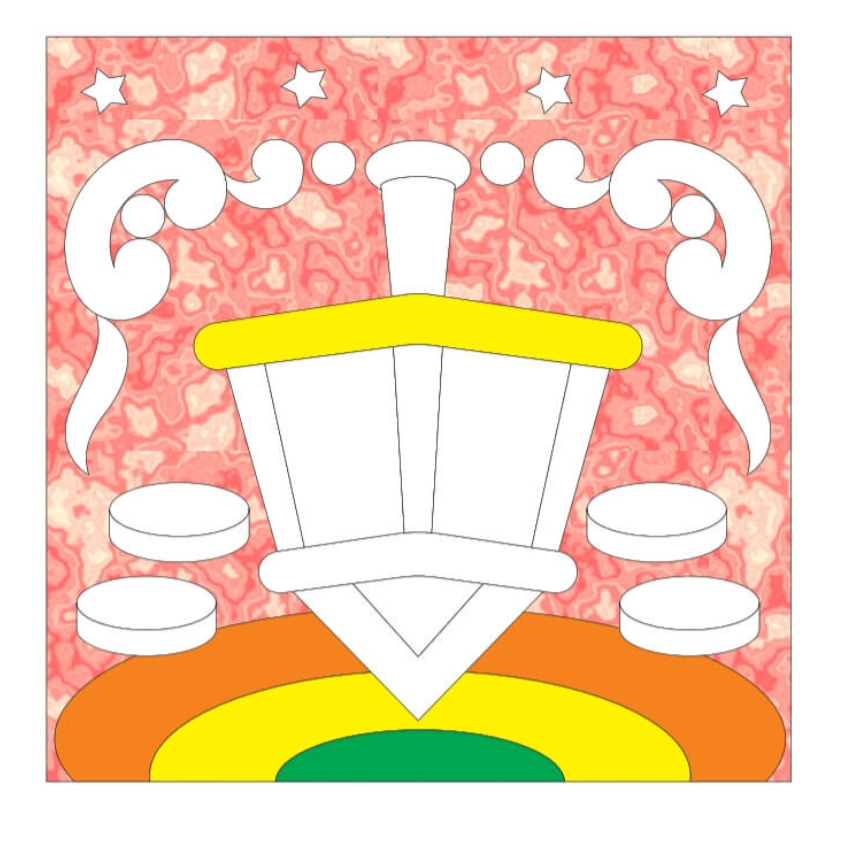 Chanukah 3D Foam Art  9″ x 9″  4 Colors