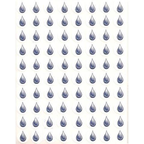 Raindrop Stickers 1/2" (10 Sheets)