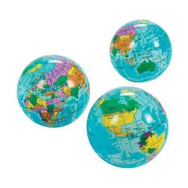 Globe Stress Balls (1 pc) 3"