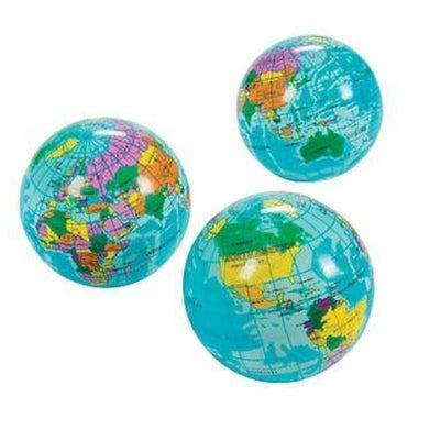 Globe Stress Balls (1 pc) 3"