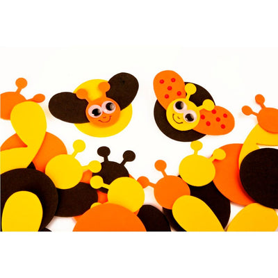 Bee Foam Shape 3 1/4"x 2 1/4" 20 sets (Discontinued)