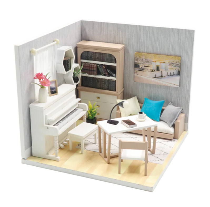 Miniature Living room Kit 5" x 5" x 4.5"