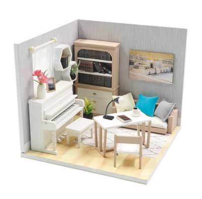 Miniature Living room Kit 5" x 5" x 4.5"