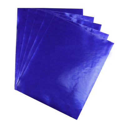 Large Metallic Foil Paper 20" x 26" 12/Sheets Blue