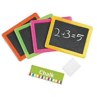 Plastic Neon Chalkboard Sets 12/pk