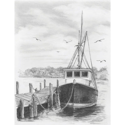 Fishing Boat Sketching Made Easy Kit