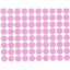 Color Coding Dot Sticker (Assorted Colors, 3/4", 25)