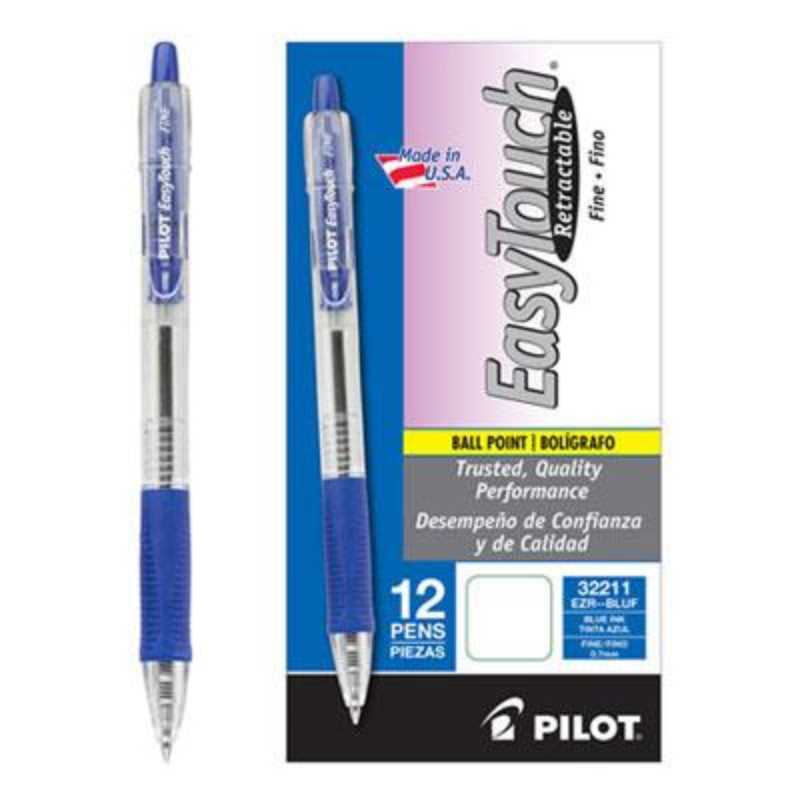 EasyTouch Retractable Medium Point Pen 1/pc (Black)