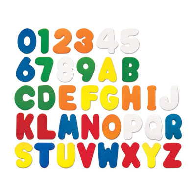 2.25" x 1/4" Fun Foam A To Z's & 1-2-3'S 36Pk
