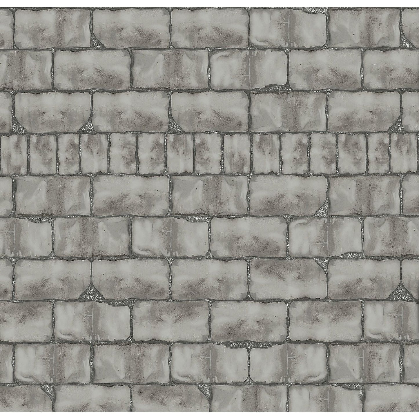 Vinyl Grey Brick Wall Background, 30 Ft. x 4 Ft.