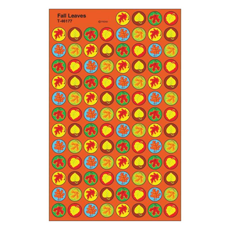 Fall Leaves Stickers 7/16" (8 Sheets)