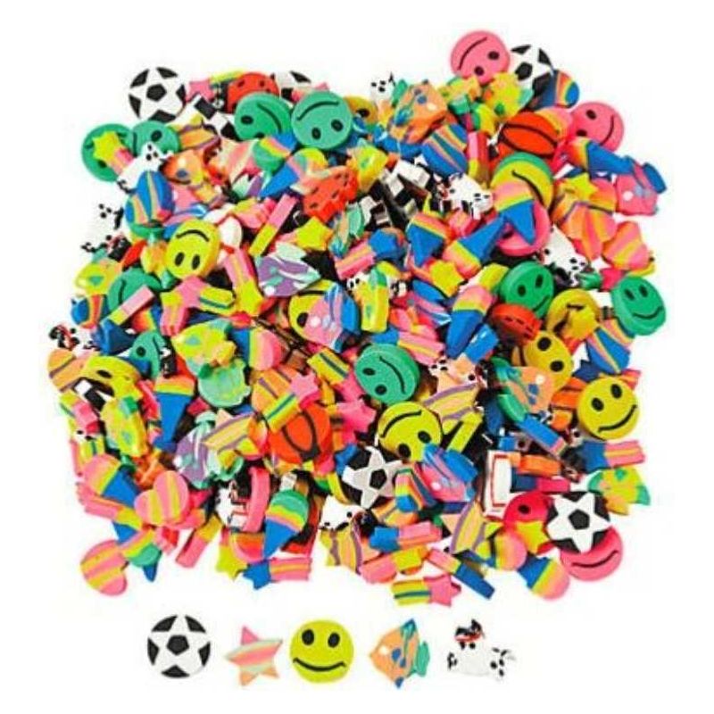 Mini eraser assortment 500pcs