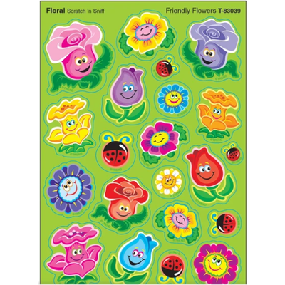 Floral Scent Stickers 84/pk (4 Sheets)