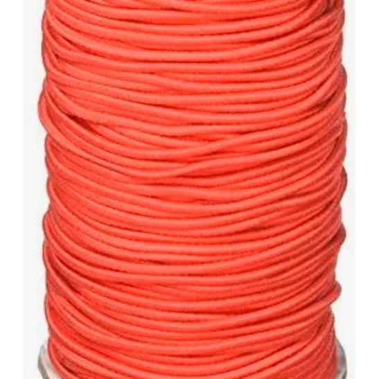 Elastic Cord String 2mm 76yd Red