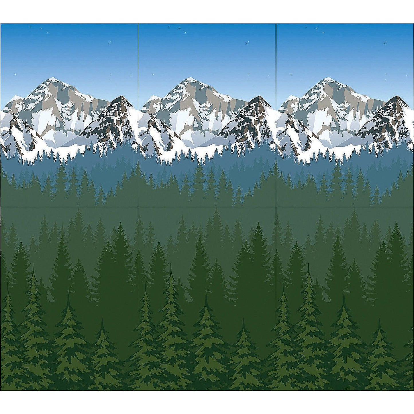 Mountain & Forest Background, 30 ft. x 8 ft. - 1 Pc.