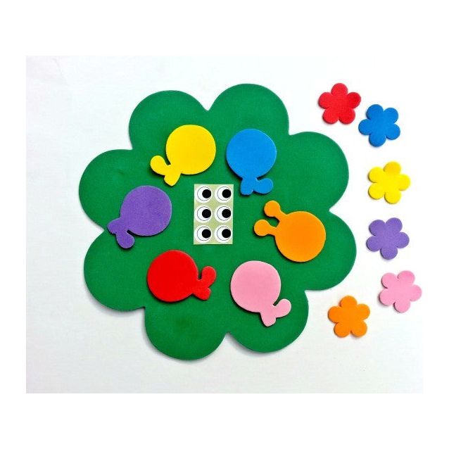 Foam Caterpiller Flower Kit 7 3/4"  10 Sets (limited stock)