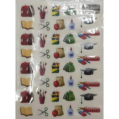 Back To School Stickers Die Cut (10 Sheets)