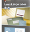 White Round Labels, 1.66" Dia., 24/Sheet, 600 Labels template 5293