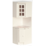 Mini Corner Marble White Cabinet