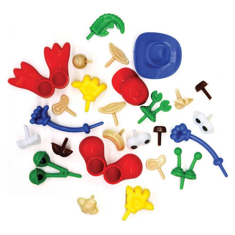 Modeling Dough Accessories Body Parts 26 Pcs