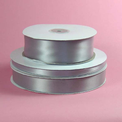 Satin Ribbon Silver 2" 50/yds