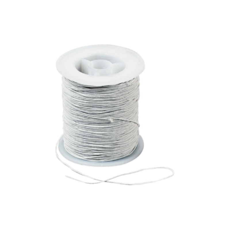 Nylon Thin White Elastic Cording .7mm x 100yds