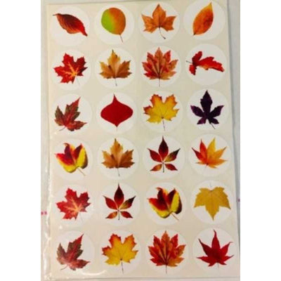 Leaves Stickers 1" (10 Sheets)