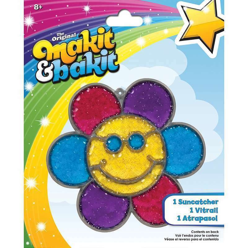 Makit and Bakit Glitter Smiley Face Flower