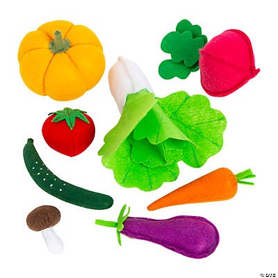 Plush Play Vegetables 8/pk (discontinued)
