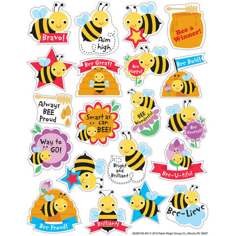 Honey Scented Stickers 1" 80/pk (discontinued)