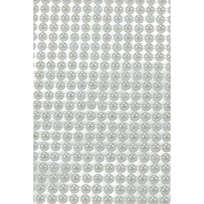 Adhesive Rhinestone Pearls White 6mm 504/pk
