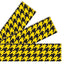 Houndstooth Yellow Borders 2 3/4in x 35 3/4ft 12/pk (Discontinued)