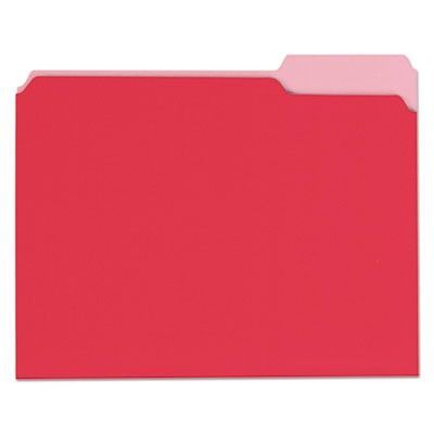 File Folders 1/3 Cut Letter (Purple, 100 Pack)