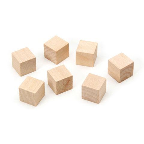 Wooden Cubes (5/8", 500/pk) (Closeout)