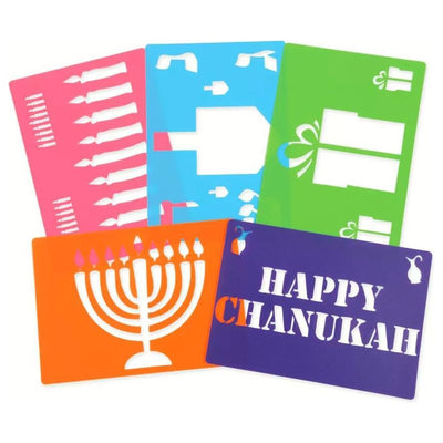 Chanukah Stencils 5" x 8" 5/pk