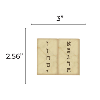 Stone Tablet Luches cutout (Square) 3-inch 20/pk