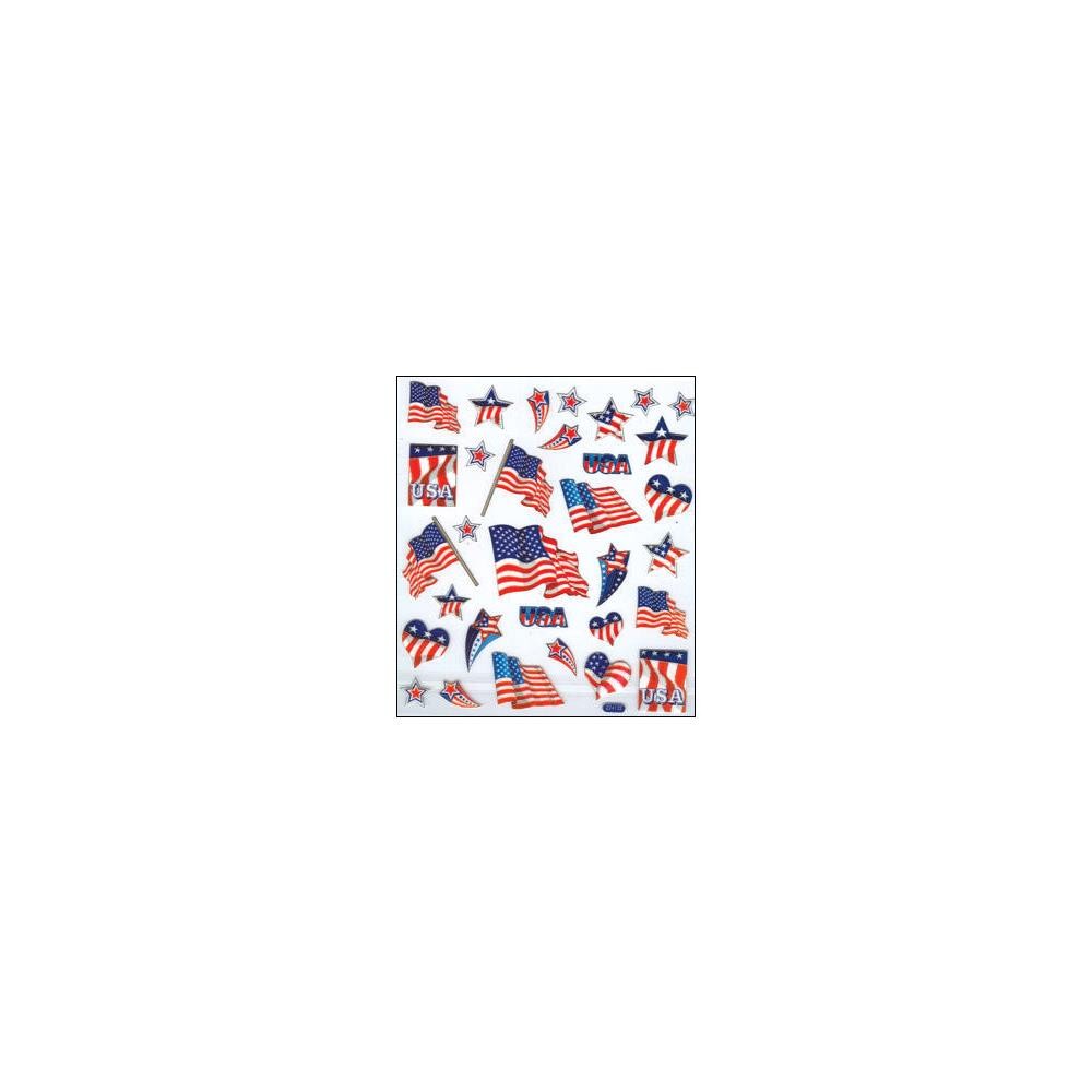 Flag Scrapbook Stickers